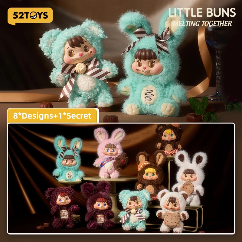 52TOYS Mystery Box LITTLE BUNS Серия «Сливающиеся вместе», плюшевые игрушки, слепая коробка, случайная 1 шт. милая фигурка-игрушка
52TOYS Mystery Box LITTLE BUNS Серия «Сливающиеся вместе», плюшевые игрушки, слепая коробка, случайная 1 шт. милая фигурка-игрушка