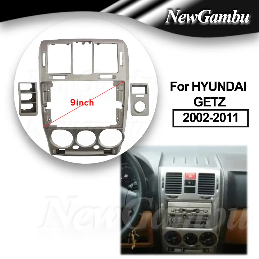 9-дюймовая Автомобильная панель без кабеля для HYUNDAI GETZ 2002-2011, рамка с левым приводом, экран Android, панель приборной панели, облицовка, декодер
9-дюймовая Автомобильная панель без кабеля для HYUNDAI GETZ 2002-2011, рамка с левым приводом, экран Android, панель приборной панели, облицовка, декодер