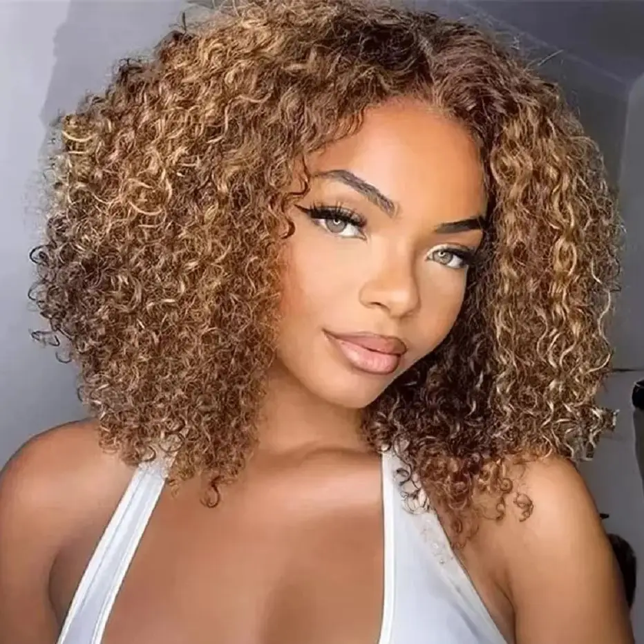 Highlight 4/27 Water Wave Bob Wigs Brazilian Transparent 13x4 Lace Front Human Hair Wig For Women Ombre Blonde Deep Curly Wigs
Highlight 4/27 Water Wave Bob Wigs Brazilian Transparent 13x4 Lace Front Human Hair Wig For Women Ombre Blonde Deep Curly Wigs