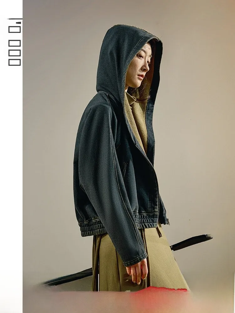 Casual Loose Fit Thiened ort Knitted Sweatirt Jaet Women's Denim Outerwear Casual Sle Cotton Polyester Blend
Casual Loose Fit Thiened ort Knitted Sweatirt Jaet Women's Denim Outerwear Casual Sle Cotton Polyester Blend