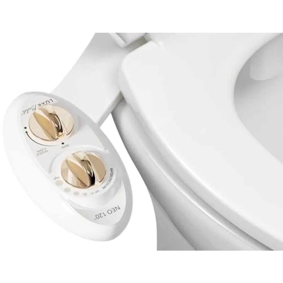 NEO 120 - Single Nozzle Self-Cleaning Non-Electric Bidet Attachment for Toilet Seat with Adjustable Water Pressure and Rear Was
NEO 120 - Single Nozzle Self-Cleaning Non-Electric Bidet Attachment for Toilet Seat with Adjustable Water Pressure and Rear Was