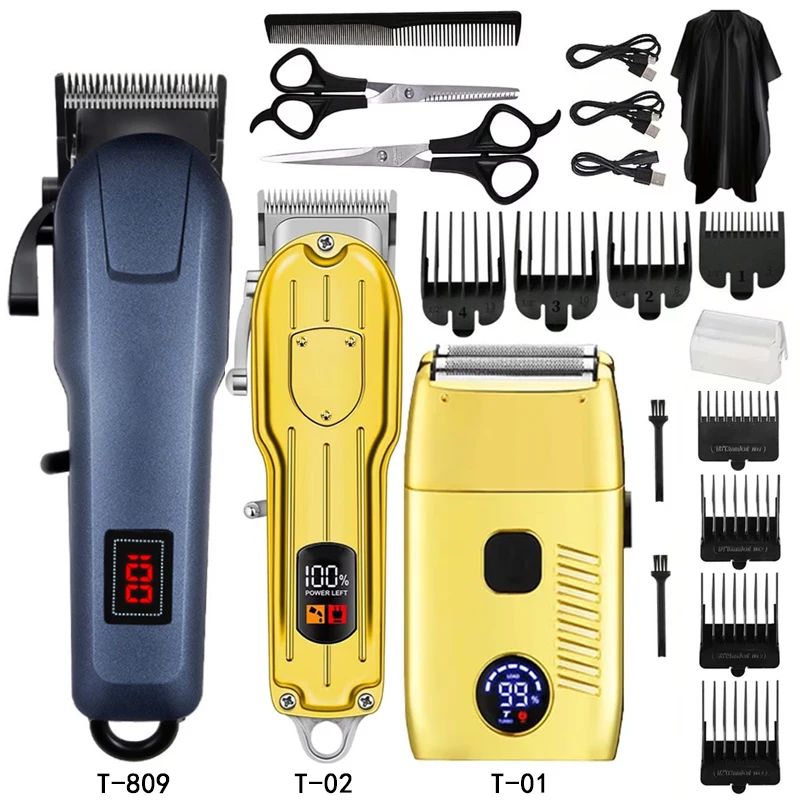 Professional Hair Clippers Electric Razor Shavers for Men USB Rechargeable Clippers and Trimmers Beard Trimmer Fast Charging
Professional Hair Clippers Electric Razor Shavers for Men USB Rechargeable Clippers and Trimmers Beard Trimmer Fast Charging