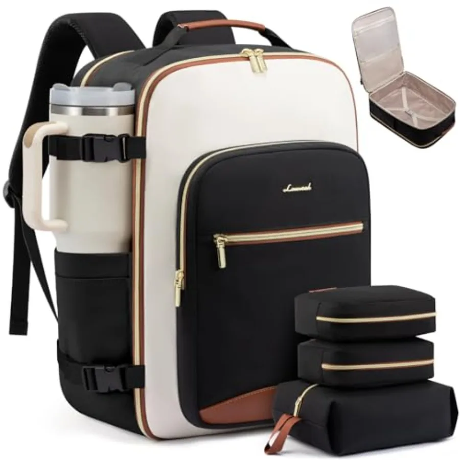 Large Travel Backpack for Women and Men, 40L Carry on Backpack for Airplanes, TSA Personal Item Travel Bag fits 17" Laptop, Wat
Large Travel Backpack for Women and Men, 40L Carry on Backpack for Airplanes, TSA Personal Item Travel Bag fits 17" Laptop, Wat