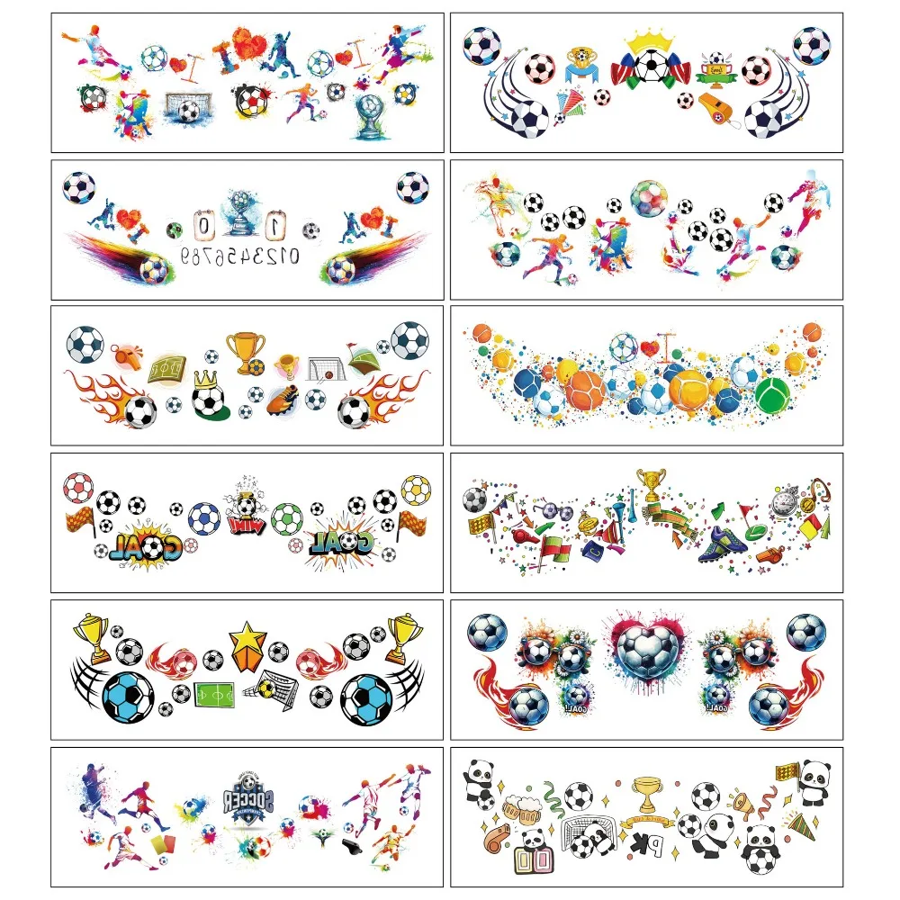 New 2026 Football Face Sticker Temporary Facial Tattoo Fan Club Sports Event Sticker for Soccer Fans
New 2026 Football Face Sticker Temporary Facial Tattoo Fan Club Sports Event Sticker for Soccer Fans