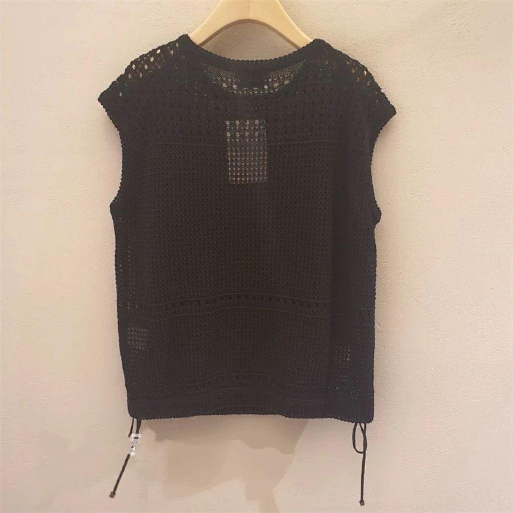 Свободный вязаный круглый жилет Ne, повседневный модный полый дизайн, женская летняя майка, удобное дышащее боди...
Свободный вязаный круглый жилет Ne, повседневный модный полый дизайн, женская летняя майка, удобное дышащее боди...