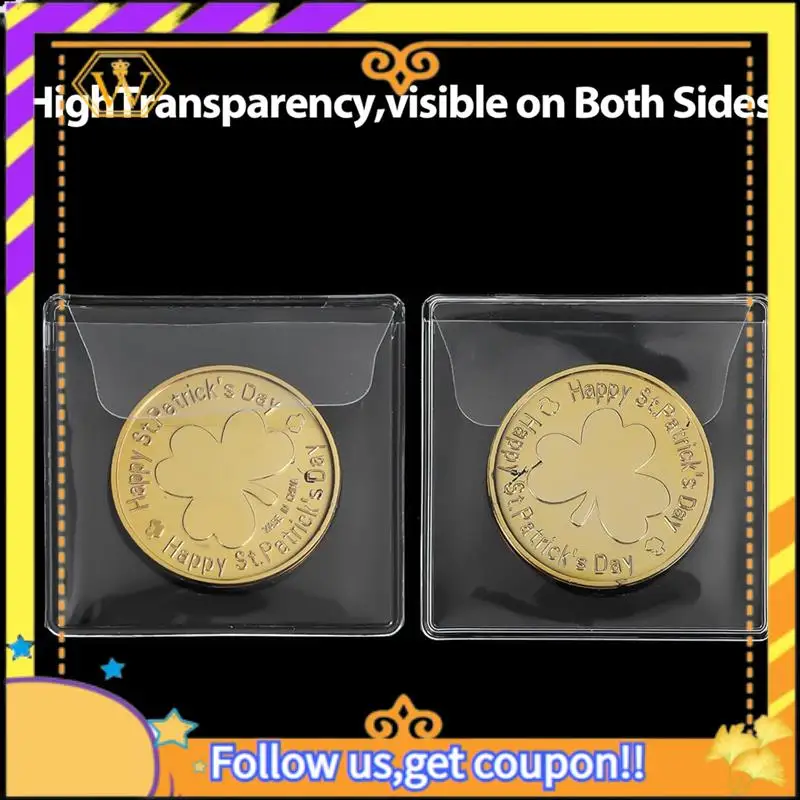 Latest-200Pcs Single Pocket Coin Sleeves Holders Clear PVC Coin Protectors Individual Plastic Coin Holders,2.2 X 2.2 Inch
Latest-200Pcs Single Pocket Coin Sleeves Holders Clear PVC Coin Protectors Individual Plastic Coin Holders,2.2 X 2.2 Inch