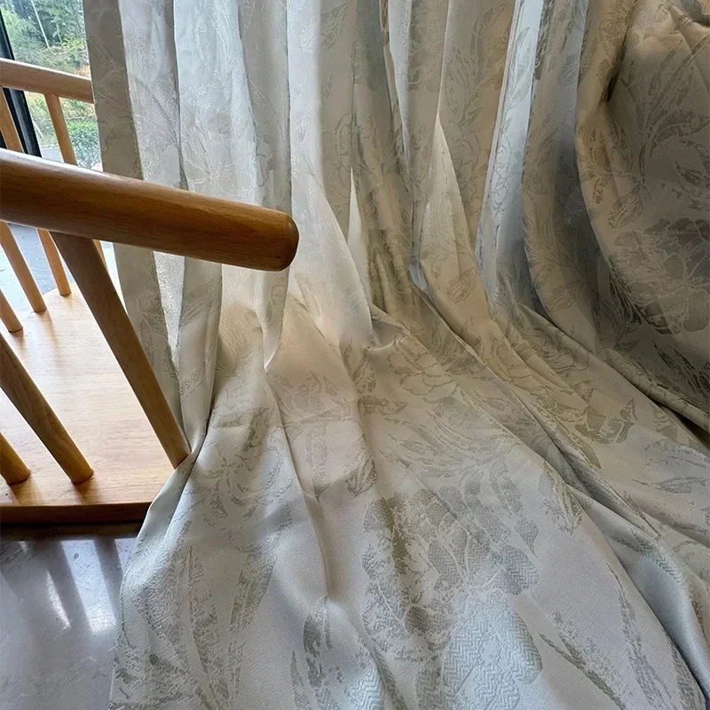 Custom Size Fashion European Embroidered Luxury Peony Relief Jacquard Tulle Window Sheer Curtains for Living Room Bedroom Dining
Custom Size Fashion European Embroidered Luxury Peony Relief Jacquard Tulle Window Sheer Curtains for Living Room Bedroom Dining