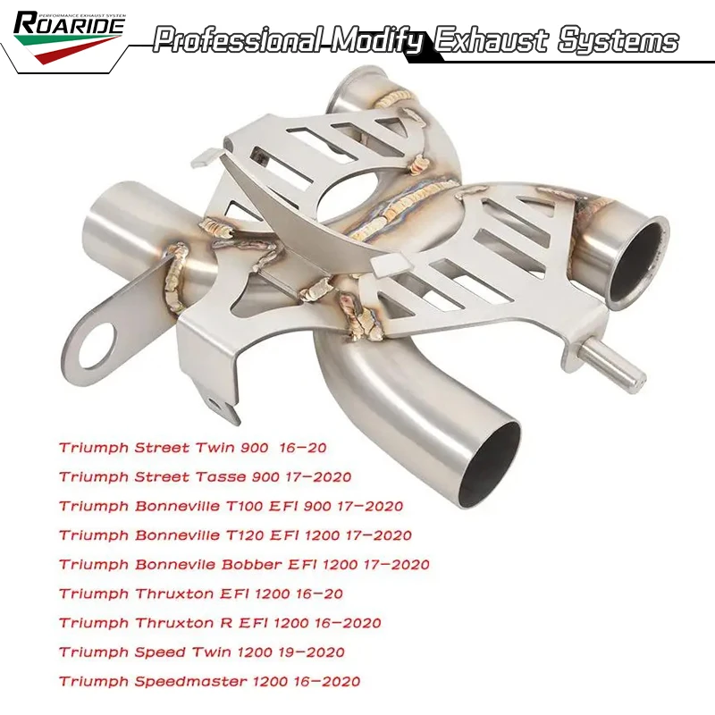 For Triumph Speed Twin 1200 2019 2020 Motorcycle Exhasut Modify Escape Moto Middle Pipe Escape Connect Tube Stainless Steel
For Triumph Speed Twin 1200 2019 2020 Motorcycle Exhasut Modify Escape Moto Middle Pipe Escape Connect Tube Stainless Steel