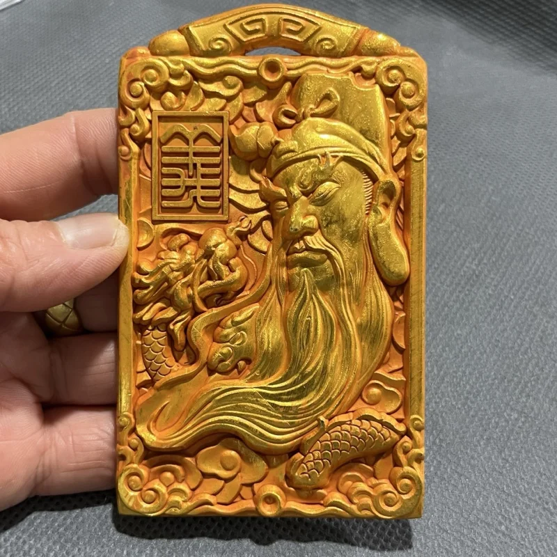 Antique and Miscellaneous Collectibles: Ancient Figure Guan Gong Bronze Gilt-Plated Token Waist Badge Ornament
Antique and Miscellaneous Collectibles: Ancient Figure Guan Gong Bronze Gilt-Plated Token Waist Badge Ornament