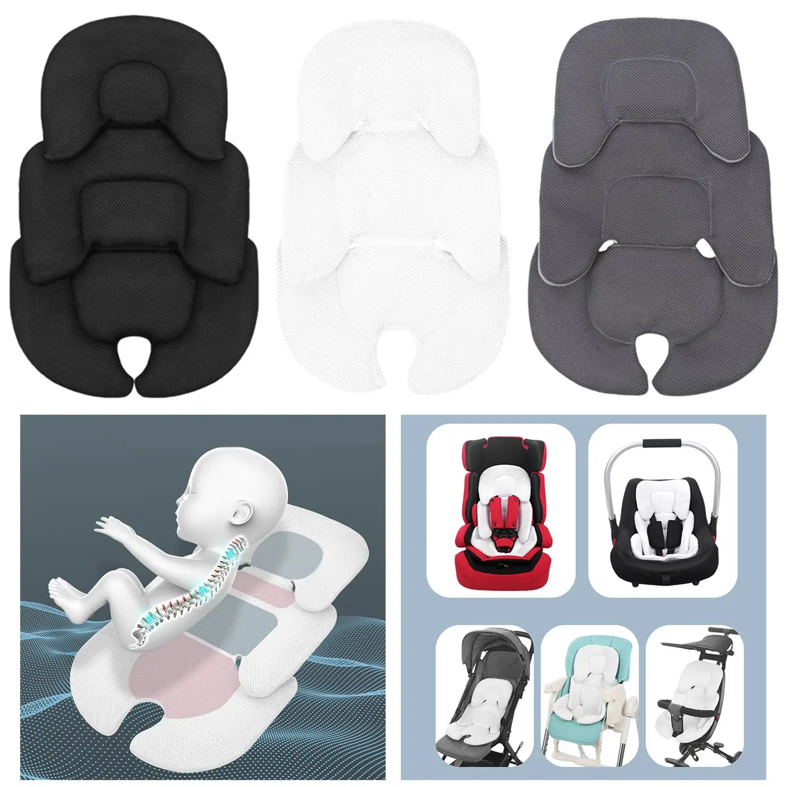 Baby Stroller Cushion Car Seat Insert Polar Fleece for Buggy Pushchair
Baby Stroller Cushion Car Seat Insert Polar Fleece for Buggy Pushchair