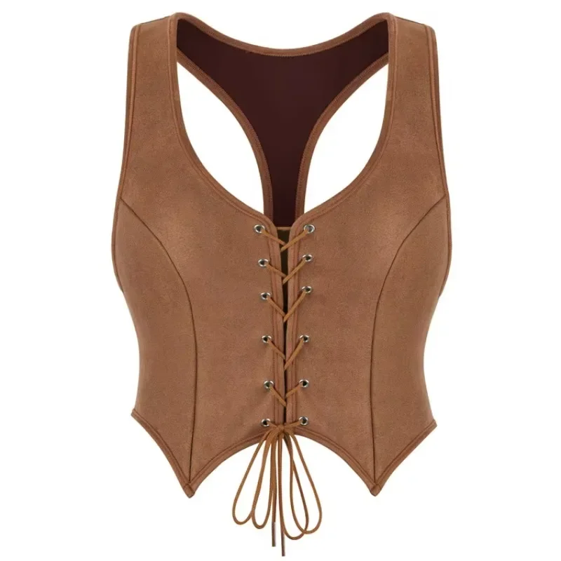 Коричневый пиратский корсетный жилет на шнуровке, жилет в стиле стимпанк для женщин, средневековые топы для косплея на Хэллоуин
Коричневый пиратский корсетный жилет на шнуровке, жилет в стиле стимпанк для женщин, средневековые топы для косплея на Хэллоуин