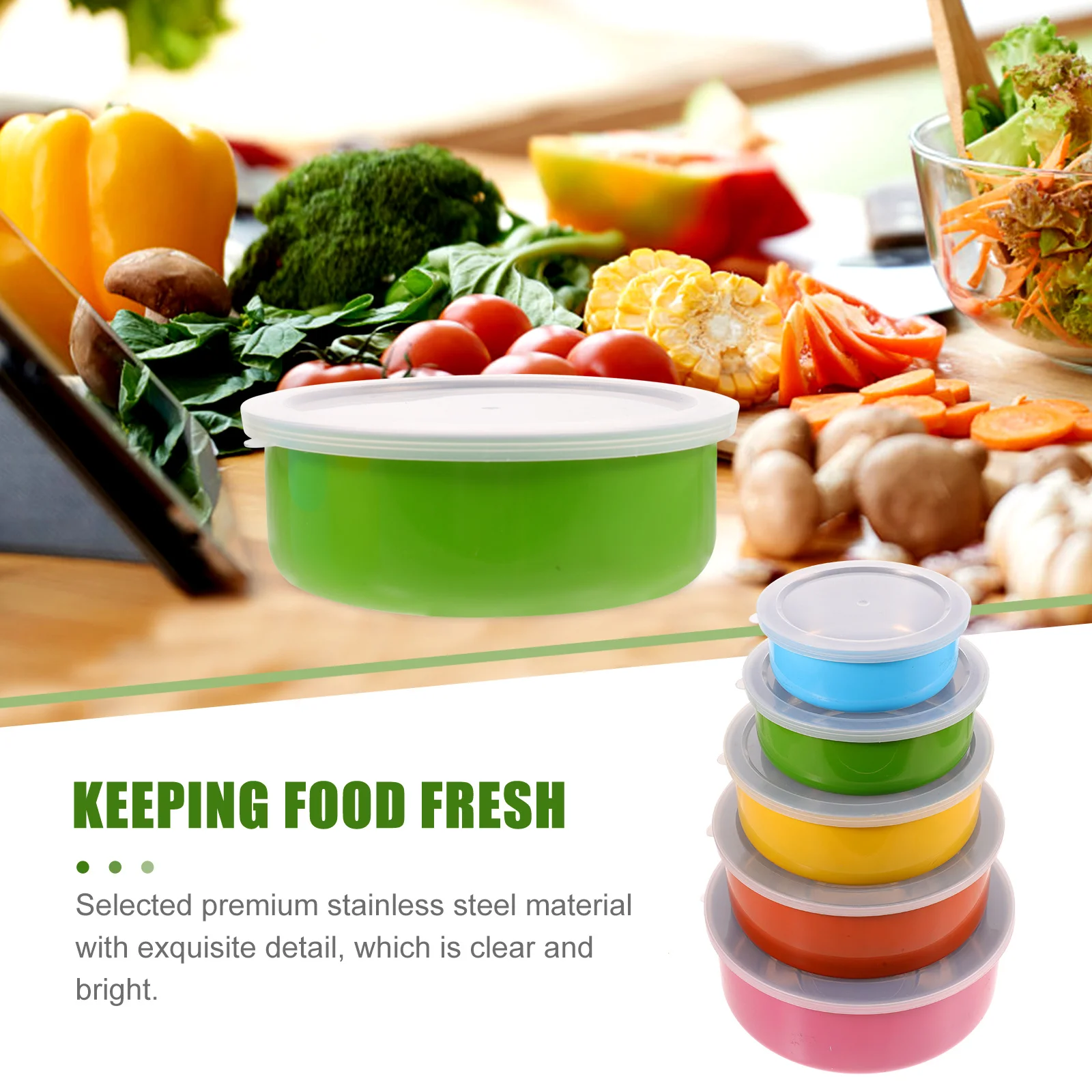 5Pcs Premium Stainless Steel Mixing Bowls Set with Lids Smooth Touch Dishwasher Safe Indoor Outdoor Use Cereal Salad Fruits Rice
5Pcs Premium Stainless Steel Mixing Bowls Set with Lids Smooth Touch Dishwasher Safe Indoor Outdoor Use Cereal Salad Fruits Rice