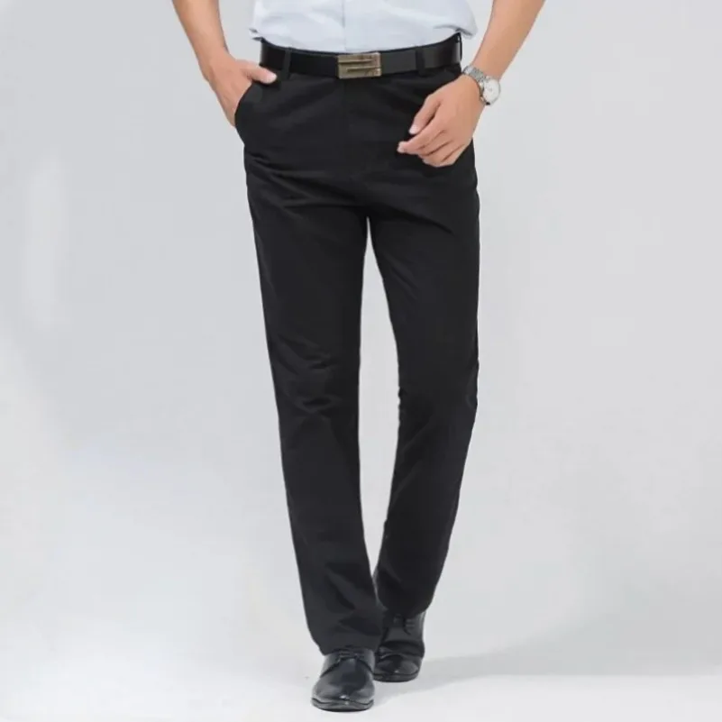 Men's Summer Thin 100% Cotton Pants Autumn Thick Classic Solid Casual High Waist Trousers Business Office Brand Cargo Pants
Men's Summer Thin 100% Cotton Pants Autumn Thick Classic Solid Casual High Waist Trousers Business Office Brand Cargo Pants