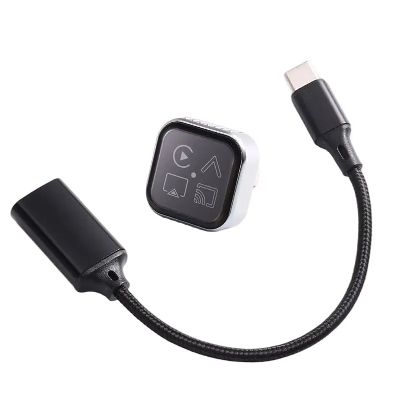 ABTD-Wireless Carplay Adapter 4 In 1 For ISO& Android Support, Automobile Screen Mirroring, Wired Connection Plug And Play
ABTD-Wireless Carplay Adapter 4 In 1 For ISO& Android Support, Automobile Screen Mirroring, Wired Connection Plug And Play