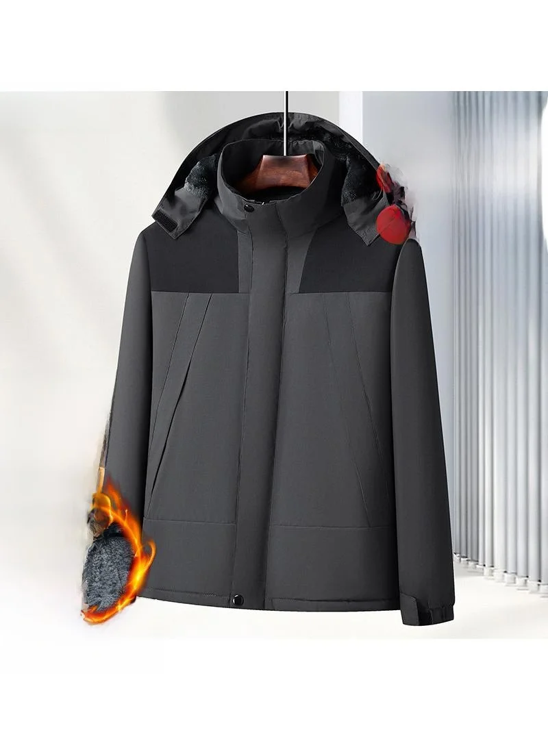 Men's Winter Thiened Cotton Jaet Loose Workwear Windproof Outdoor Clothing Stand Fit Busin Scene Polyester Fiber
Men's Winter Thiened Cotton Jaet Loose Workwear Windproof Outdoor Clothing Stand Fit Busin Scene Polyester Fiber