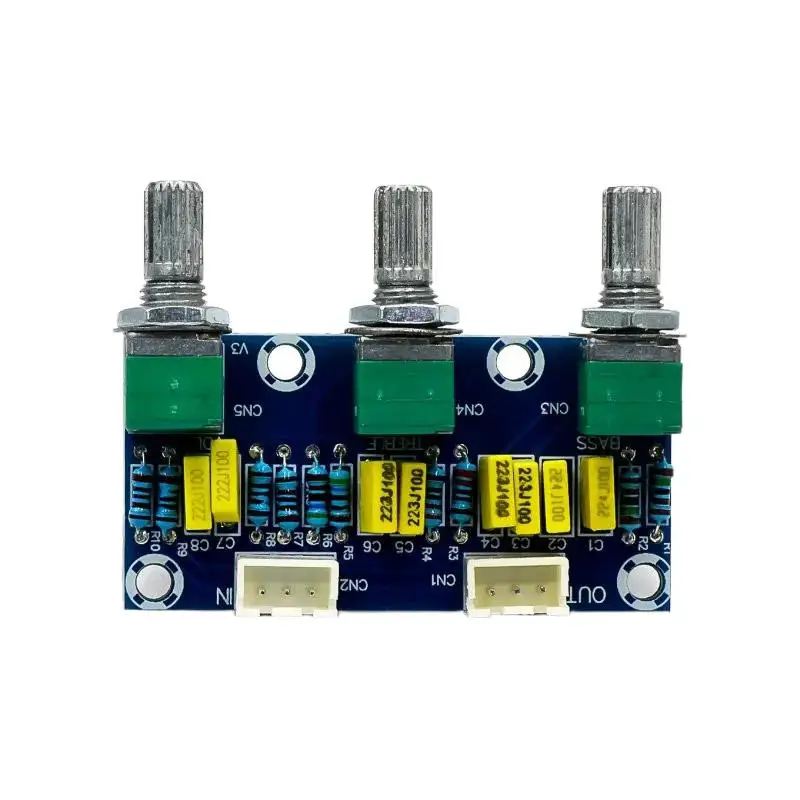 XH-M802 Passive Tone Board Amplifier Preamp Power Module Low High Sound Adjustment Electonic Diy Electronic PCB Board
XH-M802 Passive Tone Board Amplifier Preamp Power Module Low High Sound Adjustment Electonic Diy Electronic PCB Board