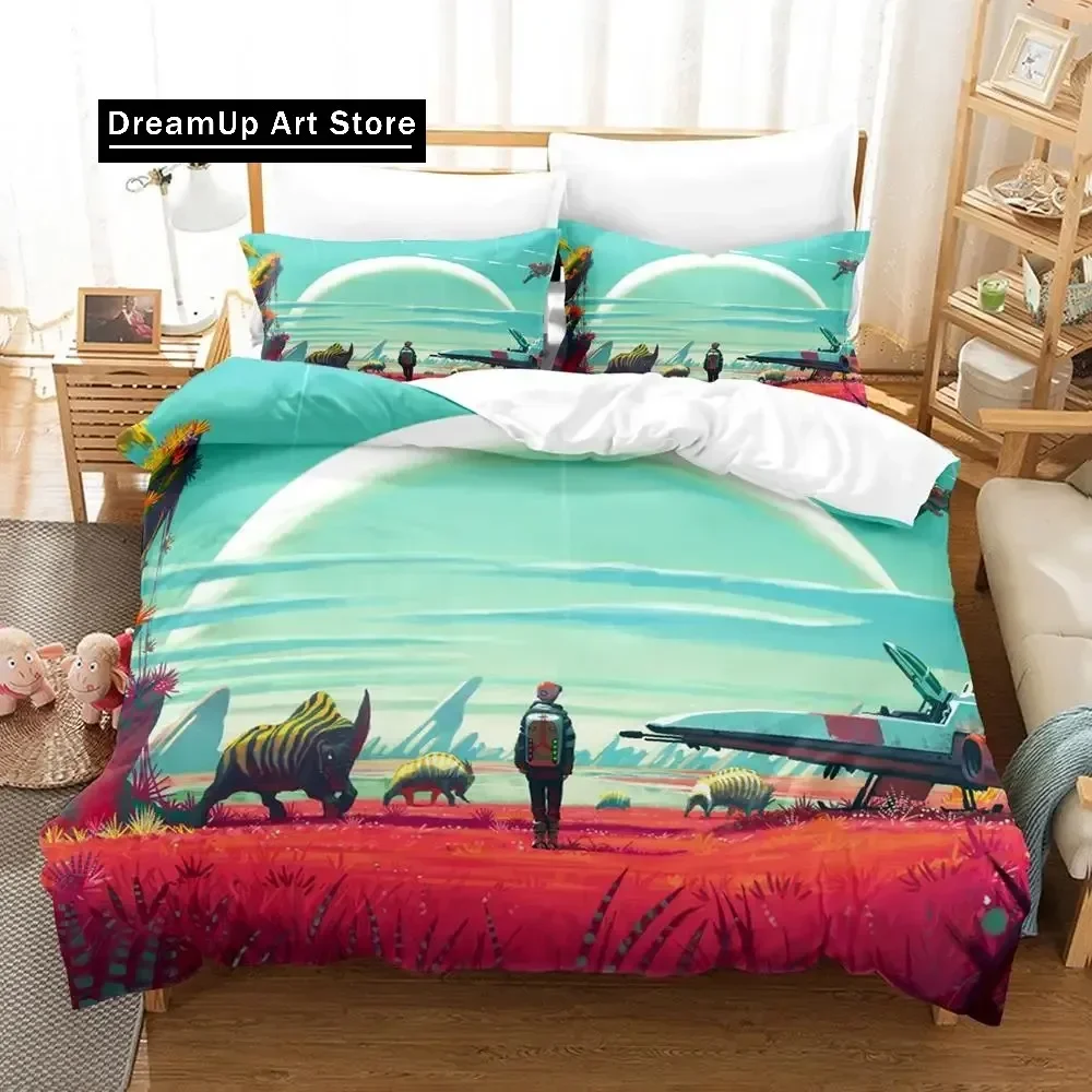2023 No Man's Sky Bedding Set Single Twin Full Queen King Size Bed Set Adult Kid Bedroom Duvetcover Sets Anime parure de lit Bed
2023 No Man's Sky Bedding Set Single Twin Full Queen King Size Bed Set Adult Kid Bedroom Duvetcover Sets Anime parure de lit Bed