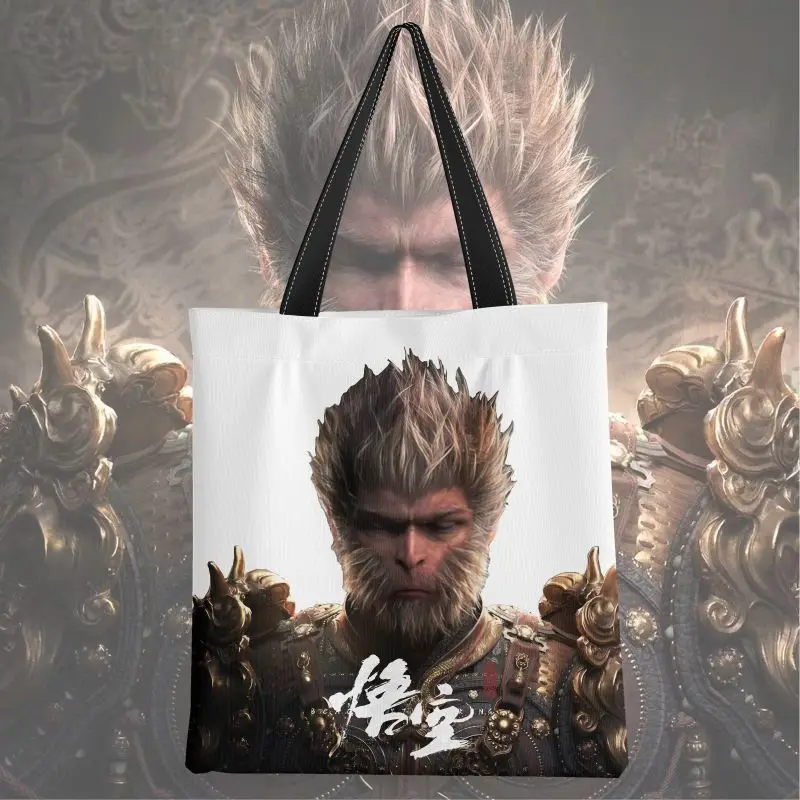 Черная Холщовая Сумка для игр: Wukong, Студенческая сумка-тоут, новинка 2024, тканая сумка, вместительные женские сумки через плечо, подарки
Черная Холщовая Сумка для игр: Wukong, Студенческая сумка-тоут, новинка 2024, тканая сумка, вместительные женские сумки через плечо, подарки