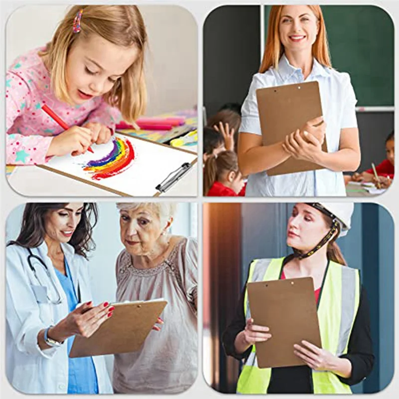 1 Pack Clipboards Bulk Standard A4 Letter Size (9 X 12.5 Inches) Board With Low Profile Clip For Teachers, Doctors And Nurses
1 Pack Clipboards Bulk Standard A4 Letter Size (9 X 12.5 Inches) Board With Low Profile Clip For Teachers, Doctors And Nurses