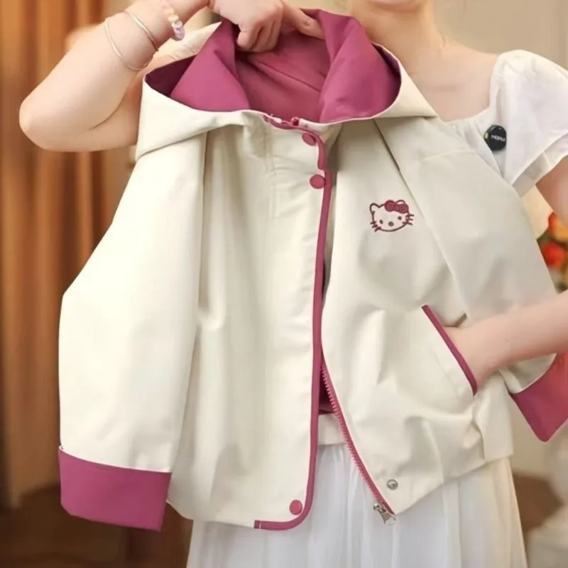 Kawaii Hello Kitty Sanrio Students Cute Cartoon Charge Long Sleeved Clothes Children Comfortable Warm Jacket Sportswear for Kids
Kawaii Hello Kitty Sanrio Students Cute Cartoon Charge Long Sleeved Clothes Children Comfortable Warm Jacket Sportswear for Kids
