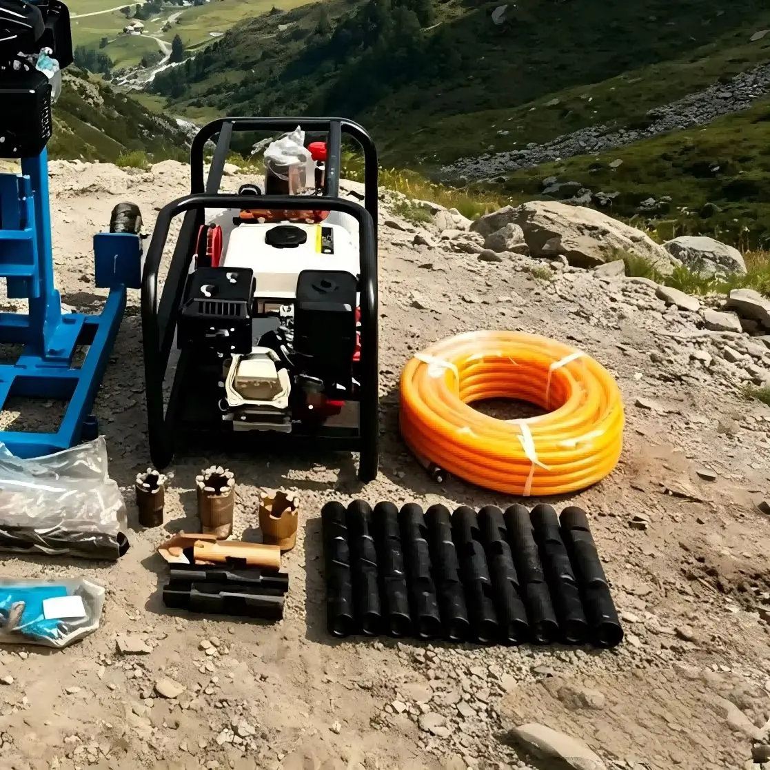 Customized Water Well & Soil Coring Rig – Lightweight Portable Design, Drilling up to 15M
Customized Water Well & Soil Coring Rig – Lightweight Portable Design, Drilling up to 15M