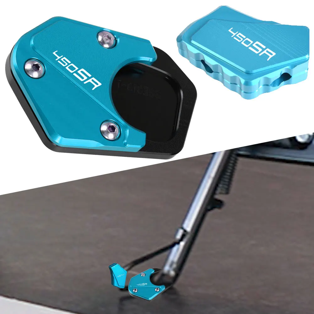 Motorcycle Foot Kickstand Side Stand Enlarger FOR CFMOTO CF MOTO 450SR 450 sr 2022 Footrest Footpad Auxiliary Bracket Pedals
Motorcycle Foot Kickstand Side Stand Enlarger FOR CFMOTO CF MOTO 450SR 450 sr 2022 Footrest Footpad Auxiliary Bracket Pedals