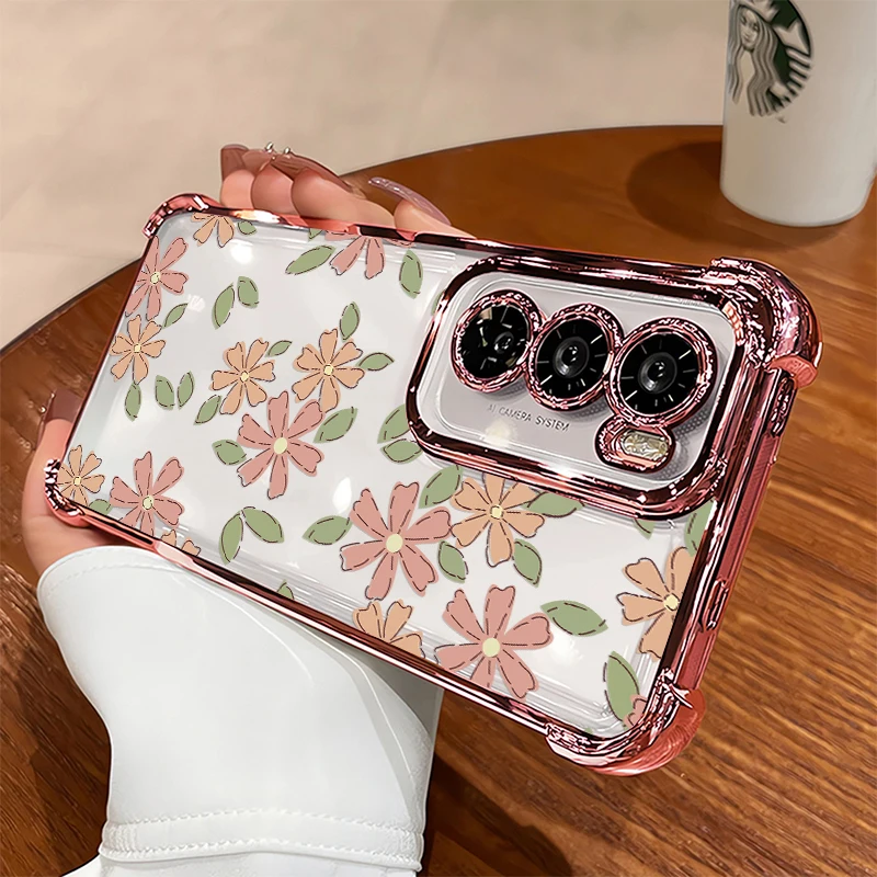 Luxury Flowers Print Phone Case For OPPO Reno 10 Pro 8T 8Z 7Z 7 6 Lite 4 5 Pro Silicone Plating Shockproof Clear TPU Cover
Luxury Flowers Print Phone Case For OPPO Reno 10 Pro 8T 8Z 7Z 7 6 Lite 4 5 Pro Silicone Plating Shockproof Clear TPU Cover