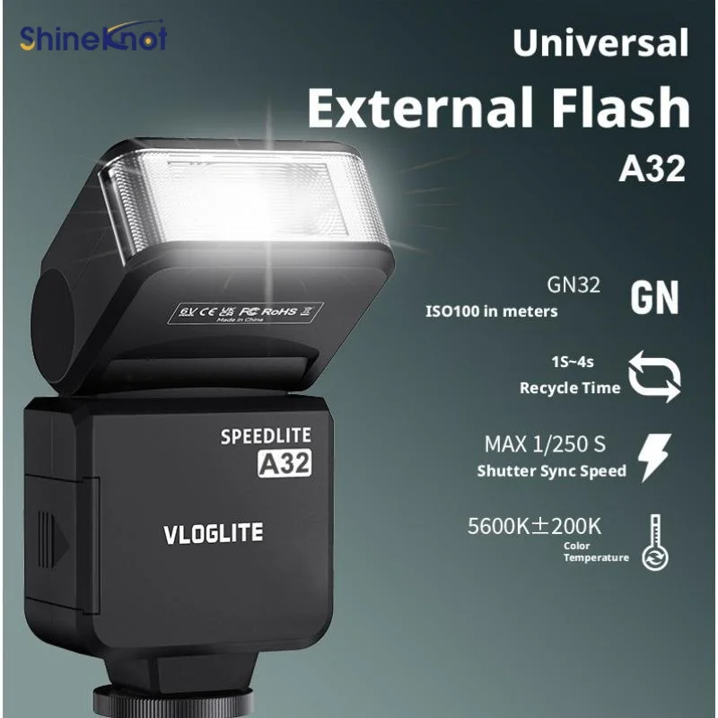 SHINEKNOT Camera Set-Top Flash External Lightweight Flash Portable Mirrorless Dslr Universal High Compatibility Hot Shoe Light
SHINEKNOT Camera Set-Top Flash External Lightweight Flash Portable Mirrorless Dslr Universal High Compatibility Hot Shoe Light