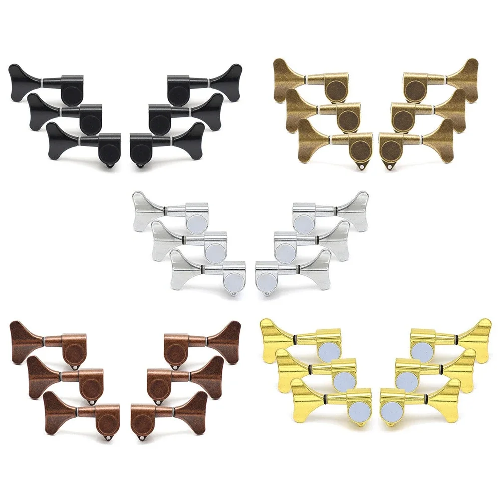 3L3R Fish Tail Style 6 Strings Bass Machine Heads Tuners Tuning pegs for Bass Guitar Accessories(5 Colors) 
3L3R Fish Tail Style 6 Strings Bass Machine Heads Tuners Tuning pegs for Bass Guitar Accessories(5 Colors)