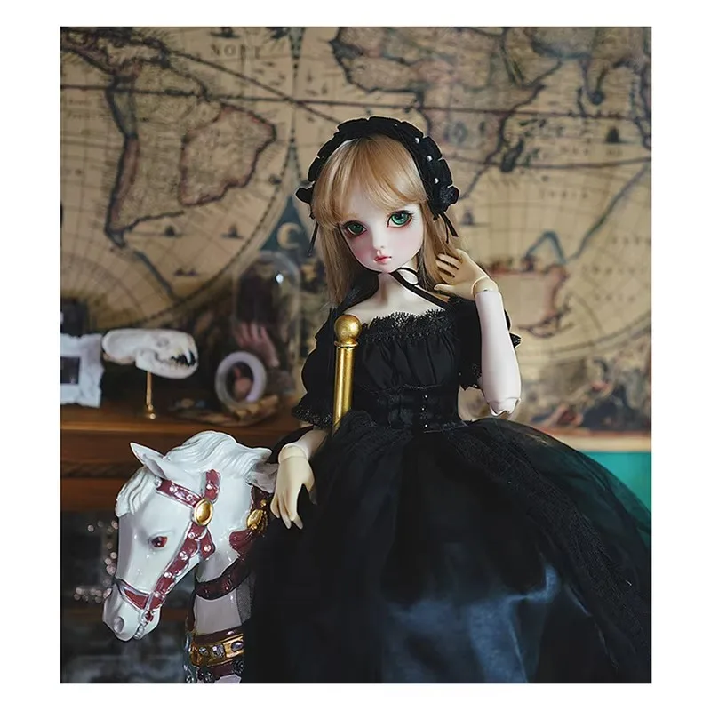 Vintage Tube Black Dress for 1/3 BJD Doll Scale Strapless Trailing Skirts SD Doll Accessories
Vintage Tube Black Dress for 1/3 BJD Doll Scale Strapless Trailing Skirts SD Doll Accessories