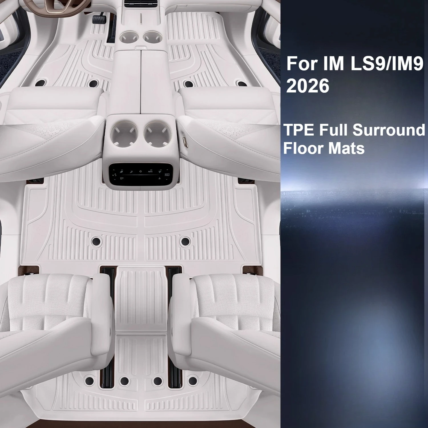 For IM LS9/IM9 2026 Full-Coverage Floor Mats TPE Scratch-Resistant and Wear-Resistant Carpet Accessories
For IM LS9/IM9 2026 Full-Coverage Floor Mats TPE Scratch-Resistant and Wear-Resistant Carpet Accessories