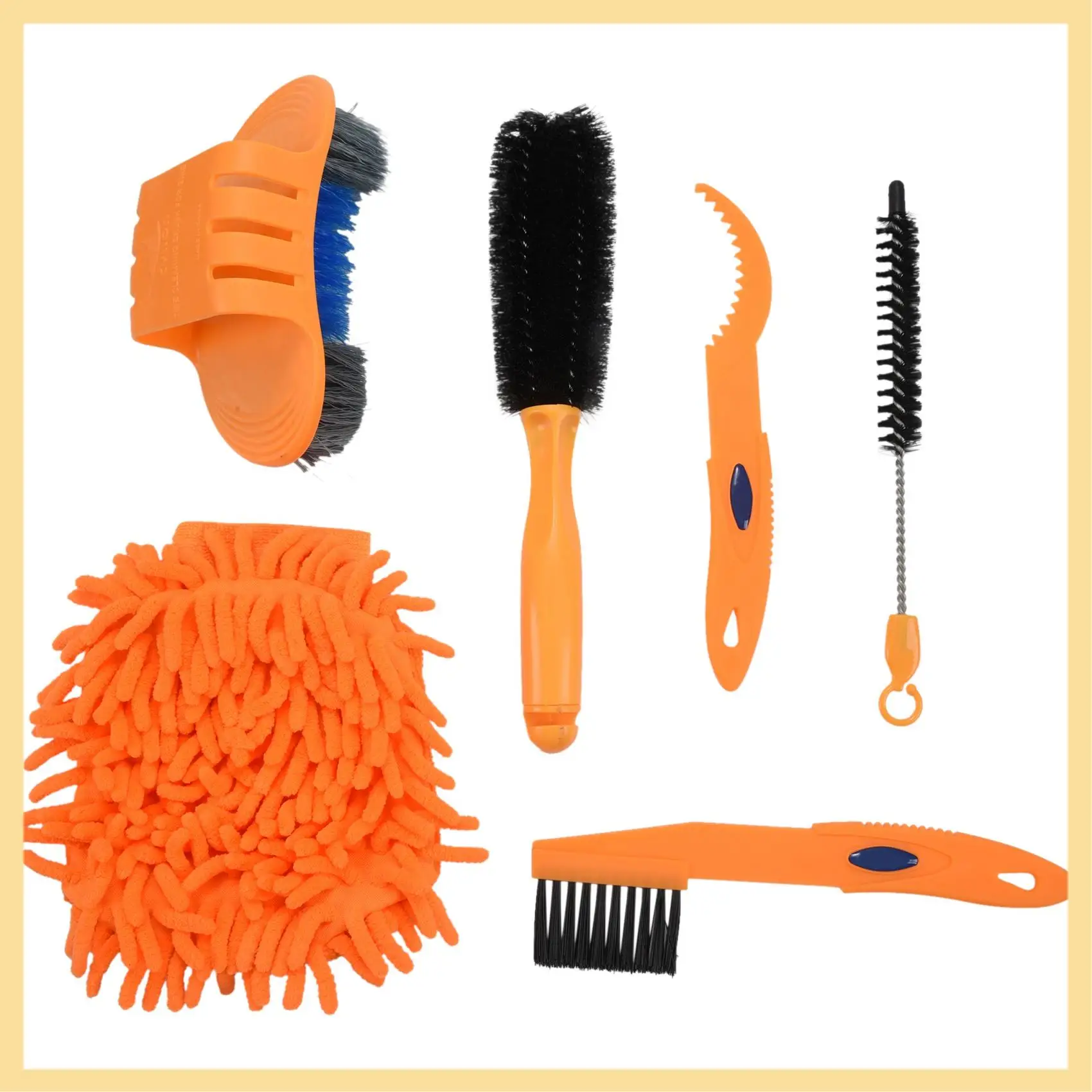 AA90-6Pcs/Set Bicycle Chain Cleaner Cycling Tire Brushes Portable Mountain Road Bike Cleaning Tool Set Bicycle Cleaning Gloves
AA90-6Pcs/Set Bicycle Chain Cleaner Cycling Tire Brushes Portable Mountain Road Bike Cleaning Tool Set Bicycle Cleaning Gloves