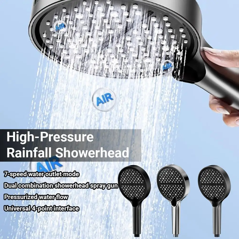 7 Modes Large Handheld Shower Head, High-Pressure Water-Saving Adjustable Shower Mixer Nozzle Bathroom Accessories
7 Modes Large Handheld Shower Head, High-Pressure Water-Saving Adjustable Shower Mixer Nozzle Bathroom Accessories