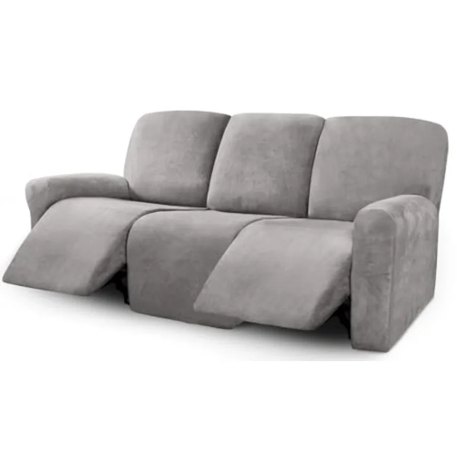 Velvet 8-Pieces Recliner Sofa Covers Stretch Reclining Couch Covers for 3 Cushion Reclining Sofa Slipcovers Furniture Covers Th
Velvet 8-Pieces Recliner Sofa Covers Stretch Reclining Couch Covers for 3 Cushion Reclining Sofa Slipcovers Furniture Covers Th
