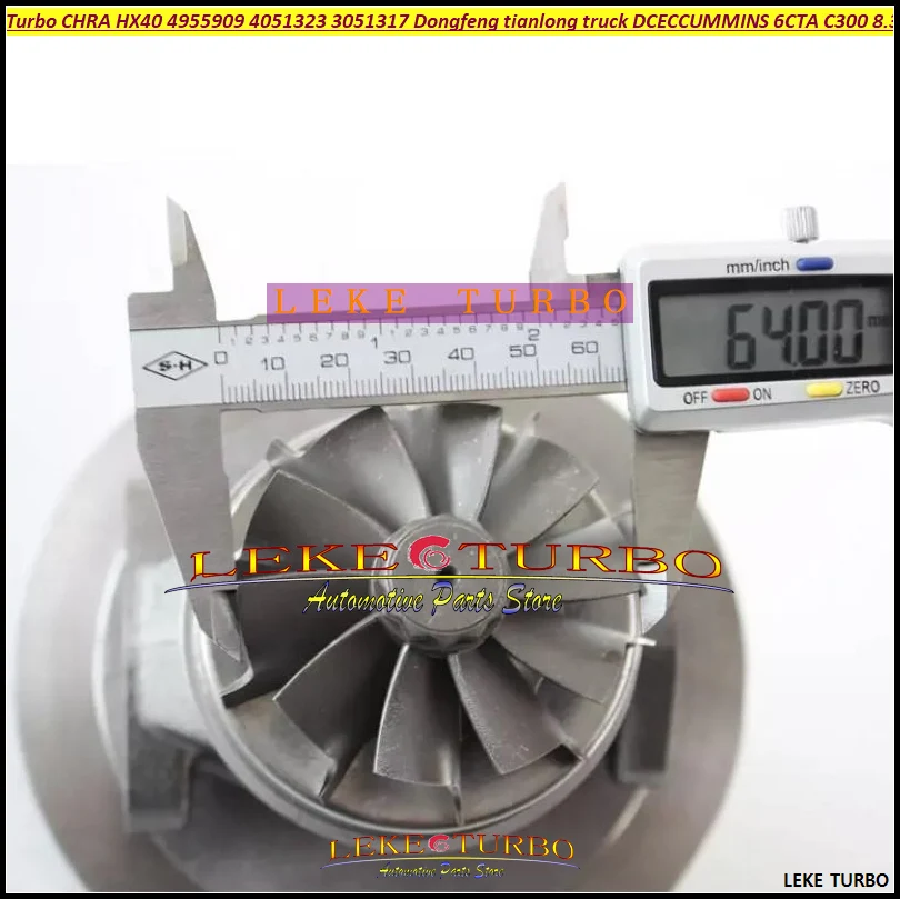 Turbo CHRA cartridge HX40 4955909 4049418 4049420 4049419 For Dongfeng tianlong truck For DCEC For CUMMINS Diesel 6CTA C300 8.3L
Turbo CHRA cartridge HX40 4955909 4049418 4049420 4049419 For Dongfeng tianlong truck For DCEC For CUMMINS Diesel 6CTA C300 8.3L