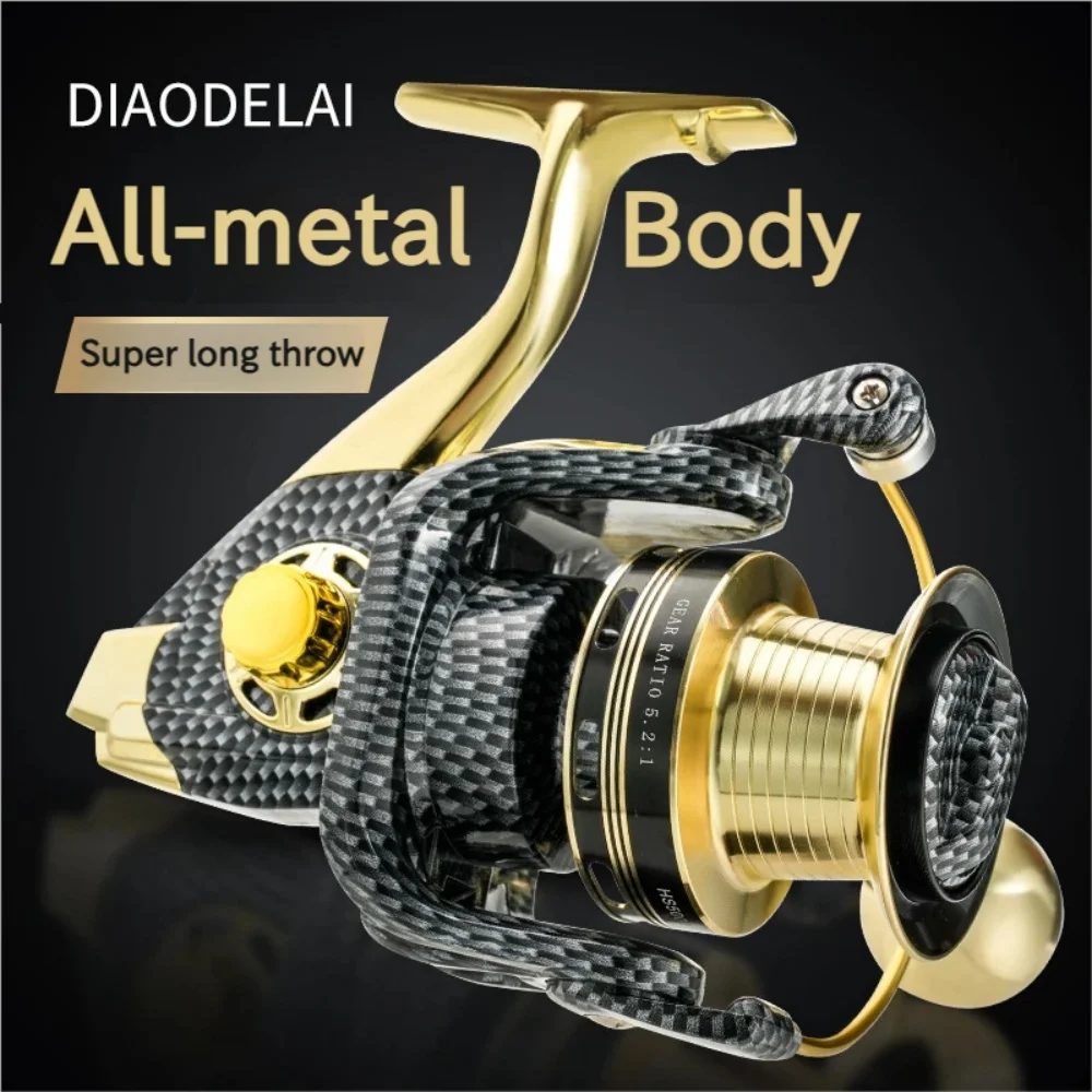 5.2:1 Full Metal Spinning Reel 20KG Drag Slant Line Cup Spool No Dead Spot CNC Handle Long Casting Sea Big Game Anchor Fishing
5.2:1 Full Metal Spinning Reel 20KG Drag Slant Line Cup Spool No Dead Spot CNC Handle Long Casting Sea Big Game Anchor Fishing