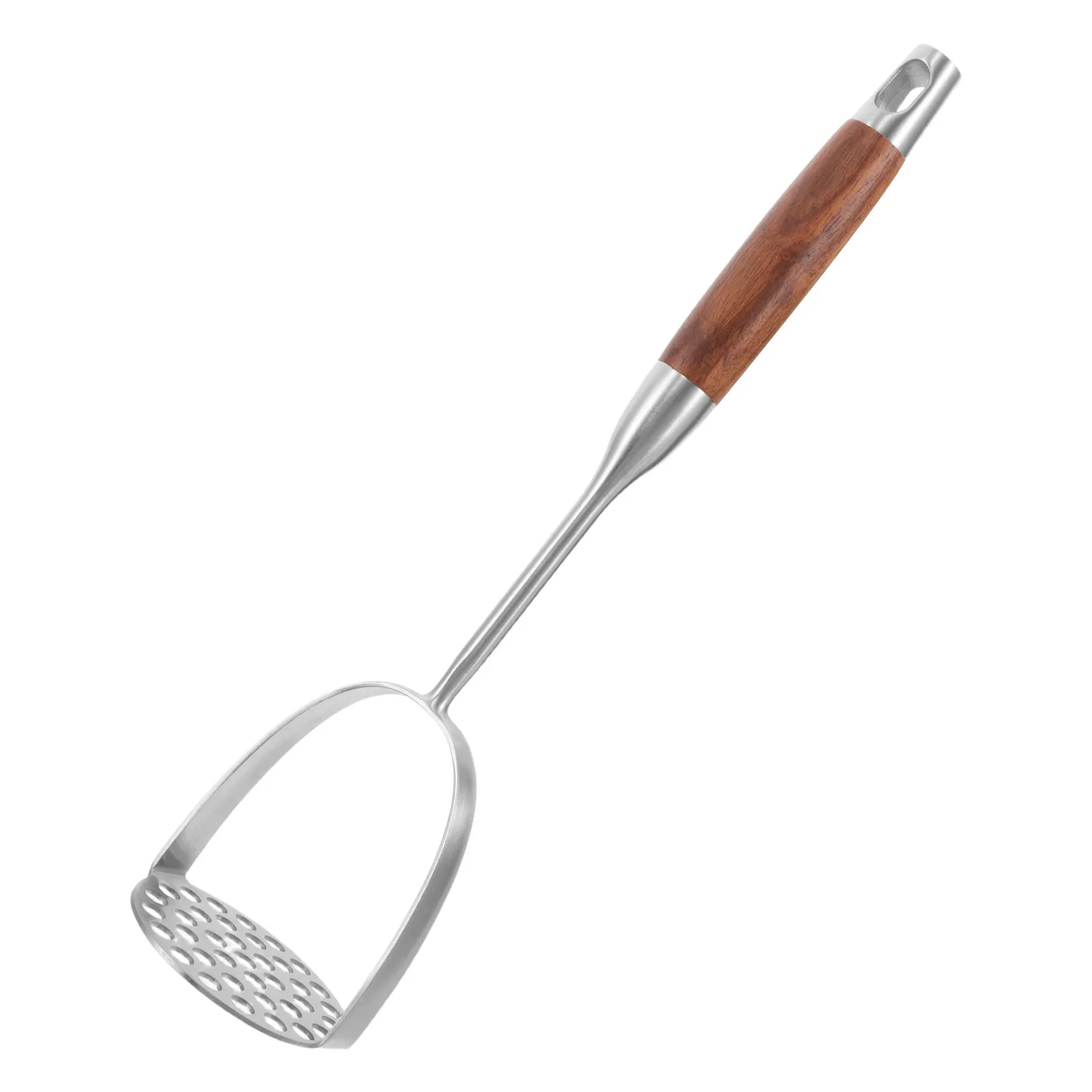 Large Stainless Steel Potato Masher Wooden Handle Ergonomic Kitchen Utensil for Mashed Potatoes Sweet Potatoes Food
Large Stainless Steel Potato Masher Wooden Handle Ergonomic Kitchen Utensil for Mashed Potatoes Sweet Potatoes Food
