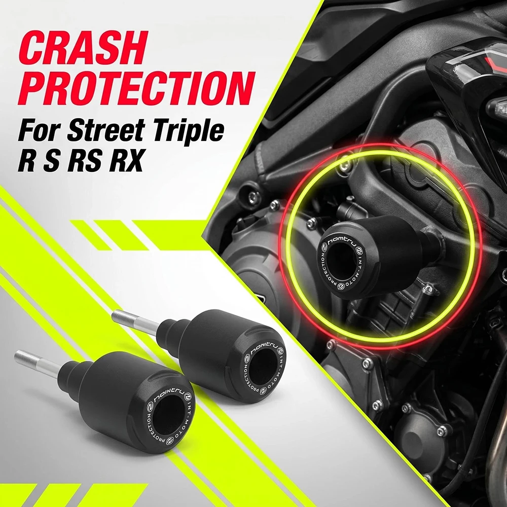 Motorcycle Falling Crash Protector For Triumph Street Triple R S RS RX 2013-2020 Guards Engine Crash Bobbins
Motorcycle Falling Crash Protector For Triumph Street Triple R S RS RX 2013-2020 Guards Engine Crash Bobbins