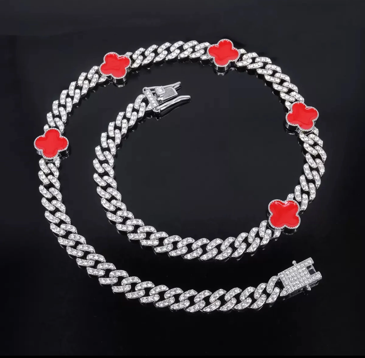 50 cm European and American luxury necklace, men's and women's high-end accessories, multi-purpose hip-hop Cuban chain
50 cm European and American luxury necklace, men's and women's high-end accessories, multi-purpose hip-hop Cuban chain