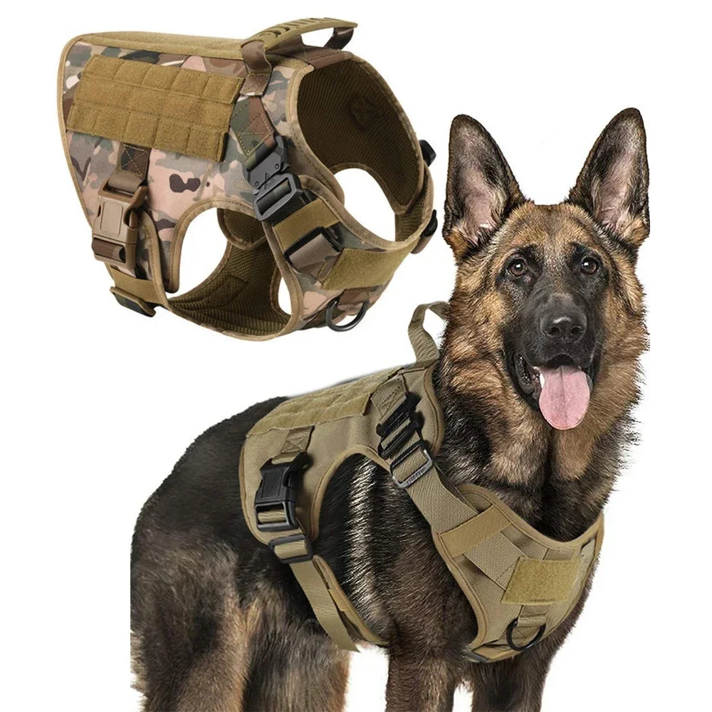Tactical Military Vest For All Breeds Dogs Retriever Tactical Training Dog Harness Quick Release Vest Pet Training Dog Harness
Tactical Military Vest For All Breeds Dogs Retriever Tactical Training Dog Harness Quick Release Vest Pet Training Dog Harness