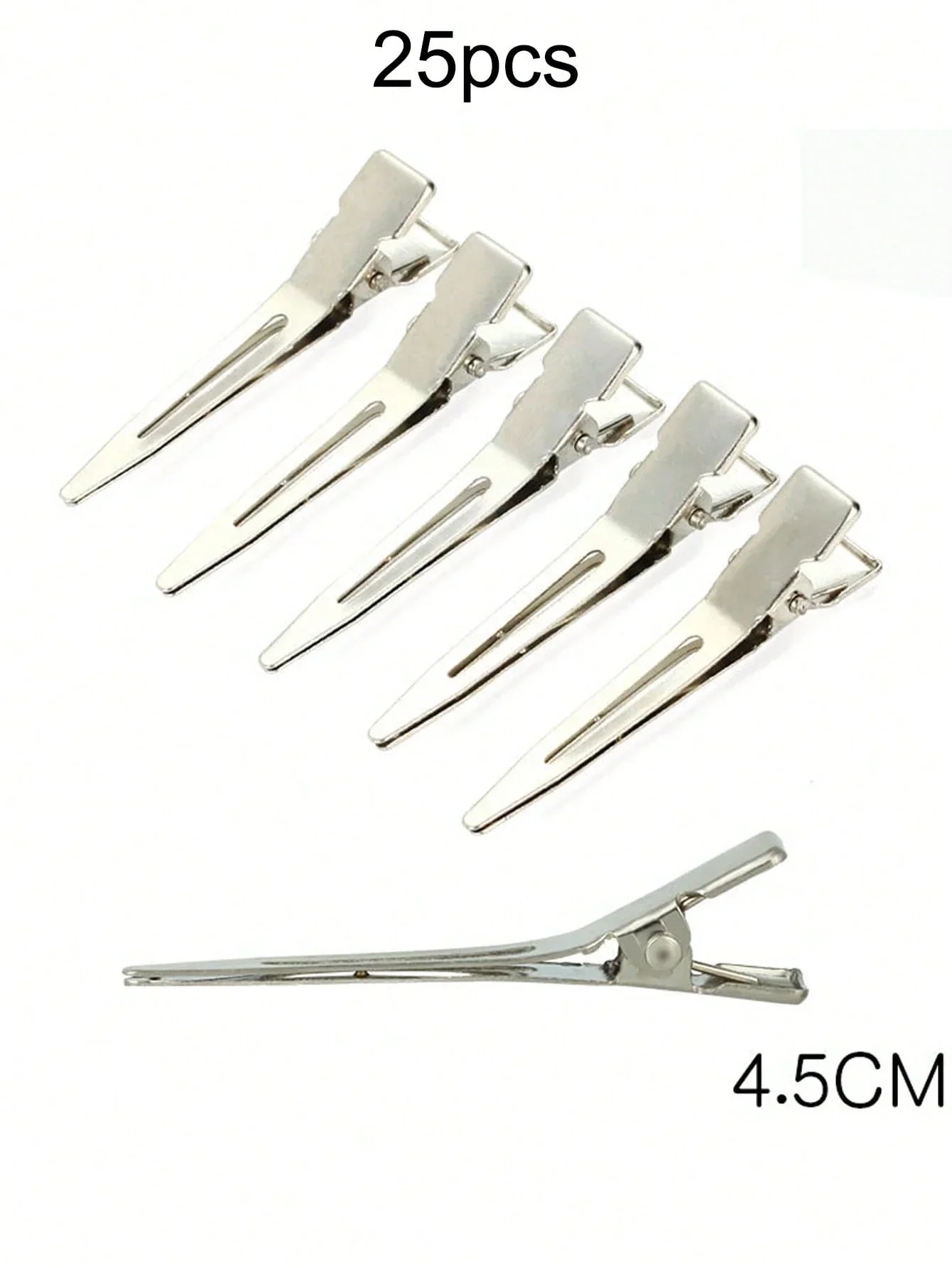 4.5cm Metal Hair Clips For Women Styling No Crease Hair Accessories
4.5cm Metal Hair Clips For Women Styling No Crease Hair Accessories