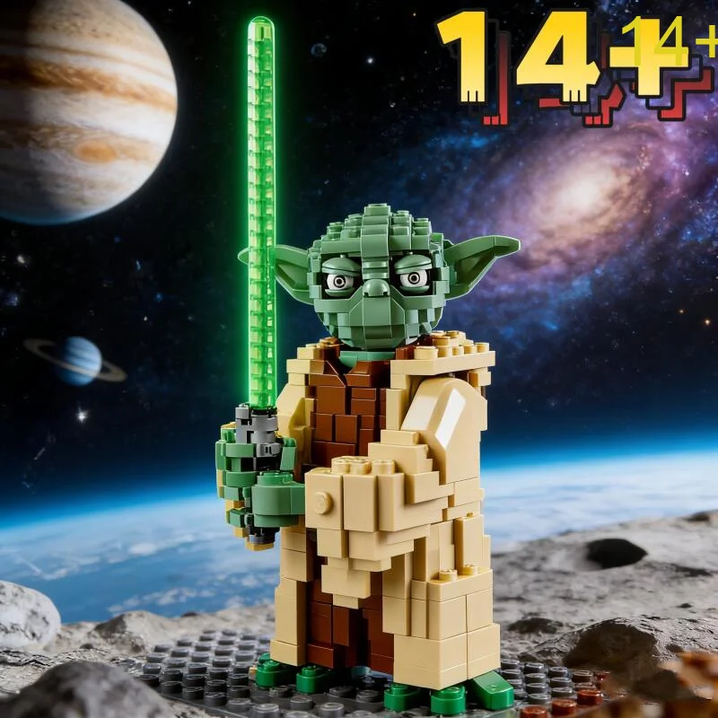 1771Pcs UCS 75255 MOC Jedi Master Yoda Model Building Blocks Lightsaber Space Battle Toys For Kids Adults Boys Birthday Gifts
1771Pcs UCS 75255 MOC Jedi Master Yoda Model Building Blocks Lightsaber Space Battle Toys For Kids Adults Boys Birthday Gifts