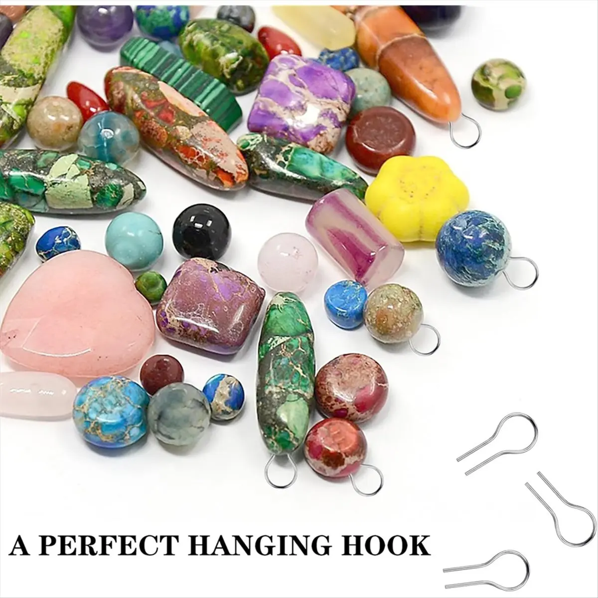 Y626A J~300 Pieces High Temperature Nichrome Wire Jump Rings R Shaped Nichrome Hanger Hooks for Ceramic Ornaments,Glass Projects
Y626A J~300 Pieces High Temperature Nichrome Wire Jump Rings R Shaped Nichrome Hanger Hooks for Ceramic Ornaments,Glass Projects