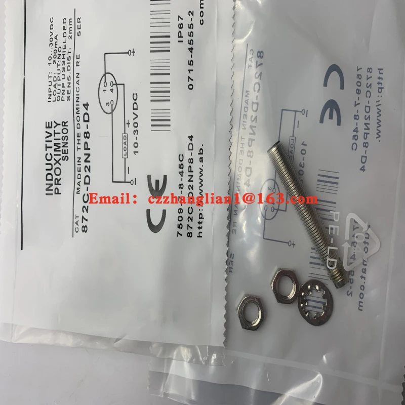 Совершенно новый бесконтактный переключатель 872C-D2NP8-P3 872C-D2NN8-P3 Полные модели Быстрая доставка
Совершенно новый бесконтактный переключатель 872C-D2NP8-P3 872C-D2NN8-P3 Полные модели Быстрая доставка