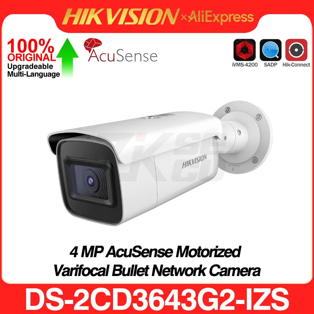 Hikvision оригинальная планшетофокальная 4-мегапиксельная камера AcuSense 4-кратный зум 2,7-13,5 мм моторизованная варифокальная IP-камера со встроенным микрофоном слот для SD-карты и сигнализацией ввода/вывода
Hikvision оригинальная планшетофокальная 4-мегапиксельная камера AcuSense 4-кратный зум 2,7-13,5 мм моторизованная варифокальная IP-камера со встроенным микрофоном слот для SD-карты и сигнализацией ввода/вывода