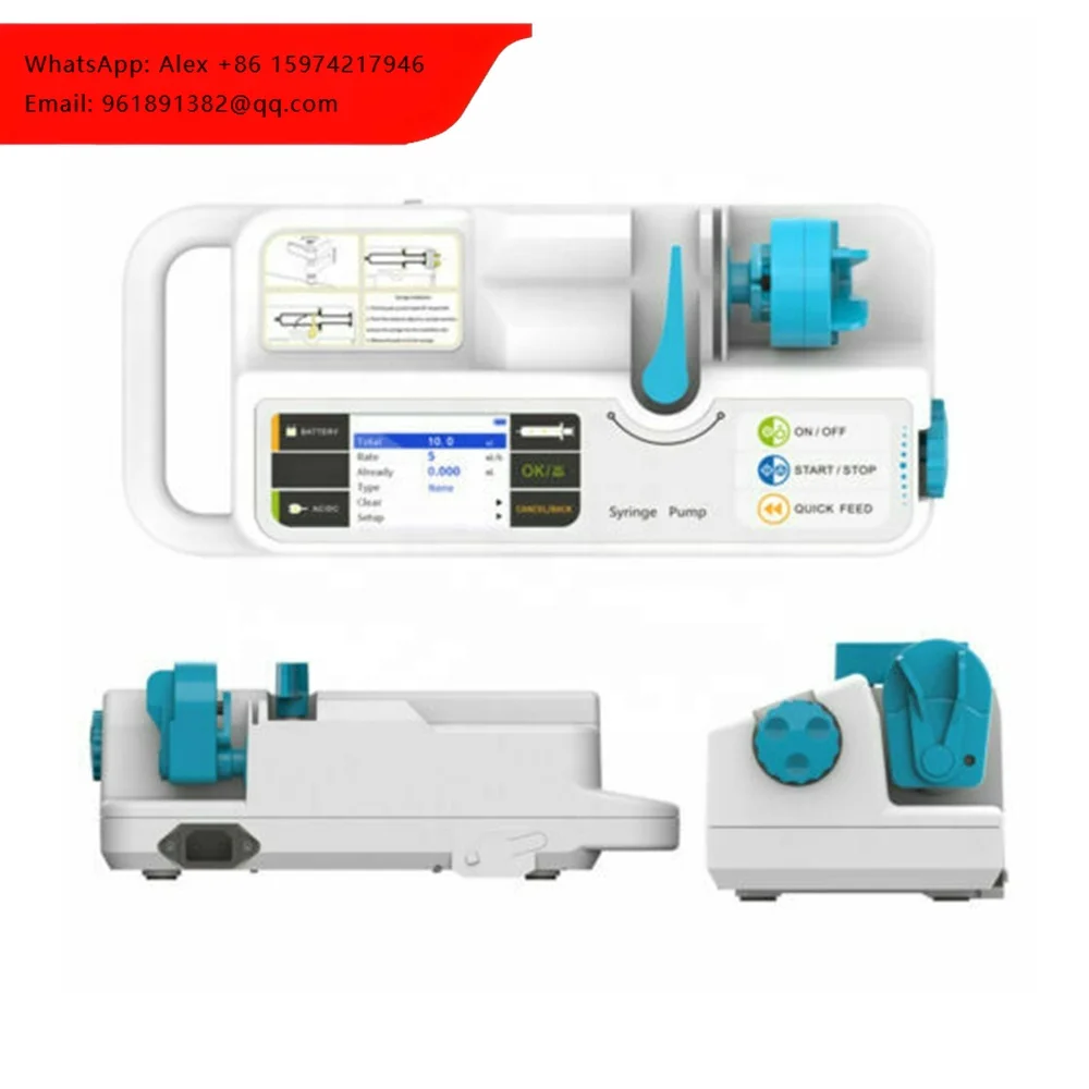 SP950 High-Safety Clinical Nursing ICU Portable Syringe Pump Medical Device With Electric Power Source Single Channel
SP950 High-Safety Clinical Nursing ICU Portable Syringe Pump Medical Device With Electric Power Source Single Channel