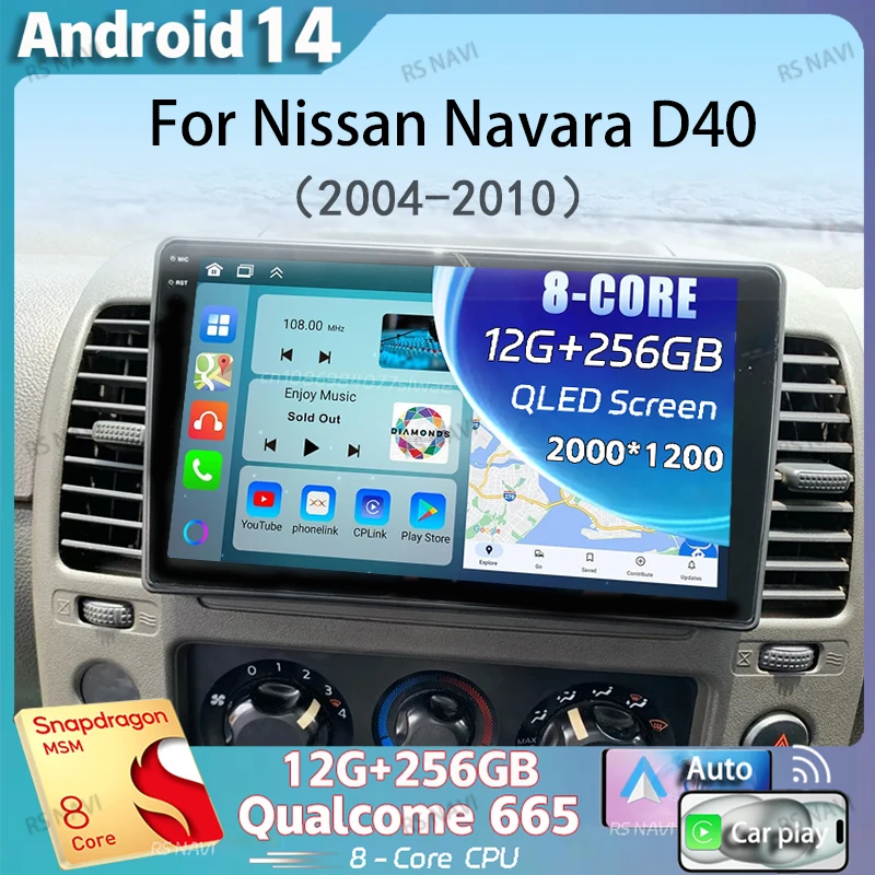 Android 14 Carplay Auto WIFI+4G Car Radio For Nissan Navara D40 2004-2010 Multimedia Video Player Navigation GPS Stereo No 2din
Android 14 Carplay Auto WIFI+4G Car Radio For Nissan Navara D40 2004-2010 Multimedia Video Player Navigation GPS Stereo No 2din