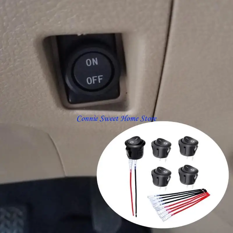 LXAF Round Rocker Switches 2 Poles Designs with 15CM Connection Wire for Automotives
LXAF Round Rocker Switches 2 Poles Designs with 15CM Connection Wire for Automotives