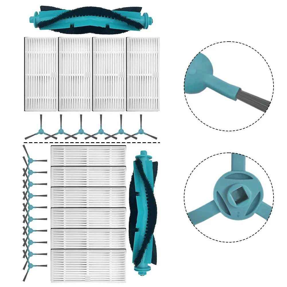 Cleaning Essentials Main Brush 4 Filters and 6 Side Brushes Compatible with For ATVEL For SmartGyro R80 Vacuum
Cleaning Essentials Main Brush 4 Filters and 6 Side Brushes Compatible with For ATVEL For SmartGyro R80 Vacuum
