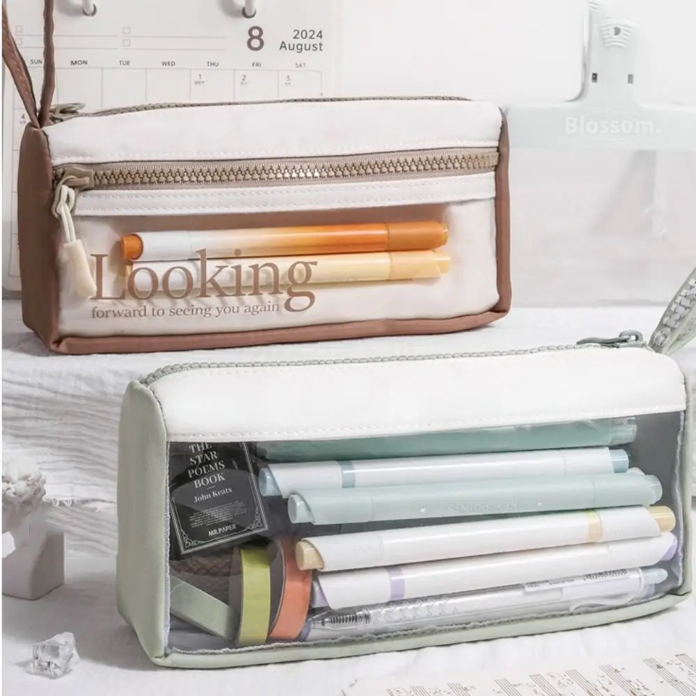 3-Layer Transparent Pencil Case Large Capacity Portable Storage Stationery Box Multifunctional Lightweight Simple Stationery Bag
3-Layer Transparent Pencil Case Large Capacity Portable Storage Stationery Box Multifunctional Lightweight Simple Stationery Bag
